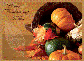 Happy Thanksgiving from the LoCarbDiner!